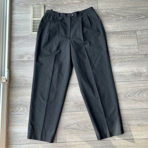 Ralph Lauren Stretch Wool High Rise Pleated Front Relaxed Fit Trouser Pants